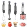 1100W Immersion Hand Blender, Stainless Steel Stick Blender With 12-Speed & Turbo Mode, TENKER 5-in-1 Handheld Blender With 600ml Mixing Beaker W